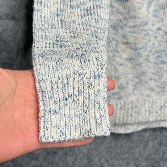 Loft Women's Multicolored V-Neck Pullover Cotton Blend Sweater- Sz S‎ - Picture 4 of 6